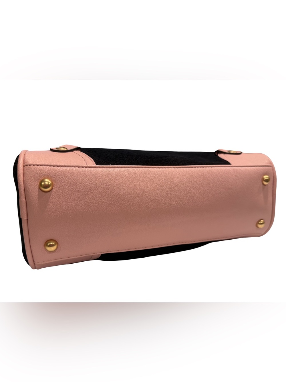Juicy Couture NWT Black & Pink Embroidered Dome Satchel Gold Hardware (P238 - Picture 9 of 16